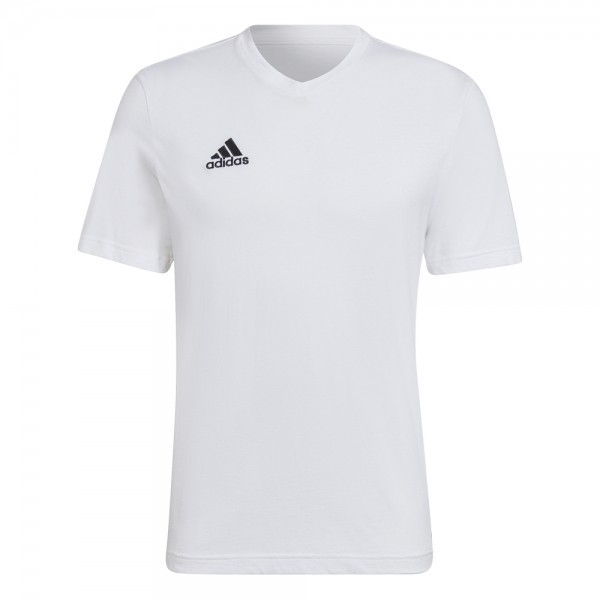 Adidas Entrada 22 T-Shirt Kinder weiß schwarz