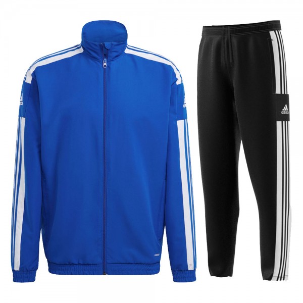Adidas Squadra 21 Präsentationsanzug Herren blau schwarz