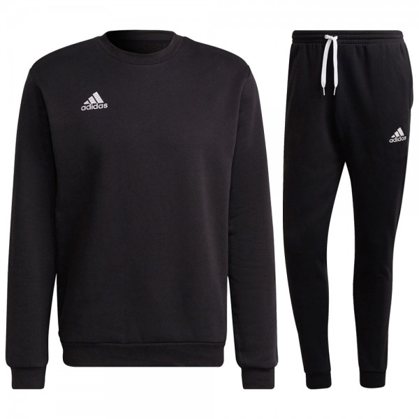 Adidas Entrada 22 Sweatanzug Herren schwarz weiß