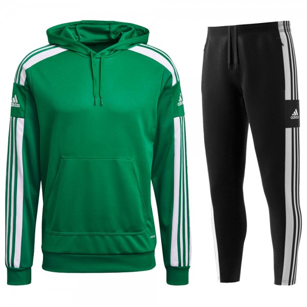 Adidas Fußball Herren Trainingsanzug Squadra 21 grün schwarz