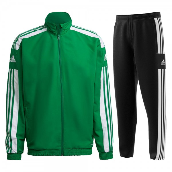 Adidas Squadra 21 Präsentationsanzug Kinder grün schwarz