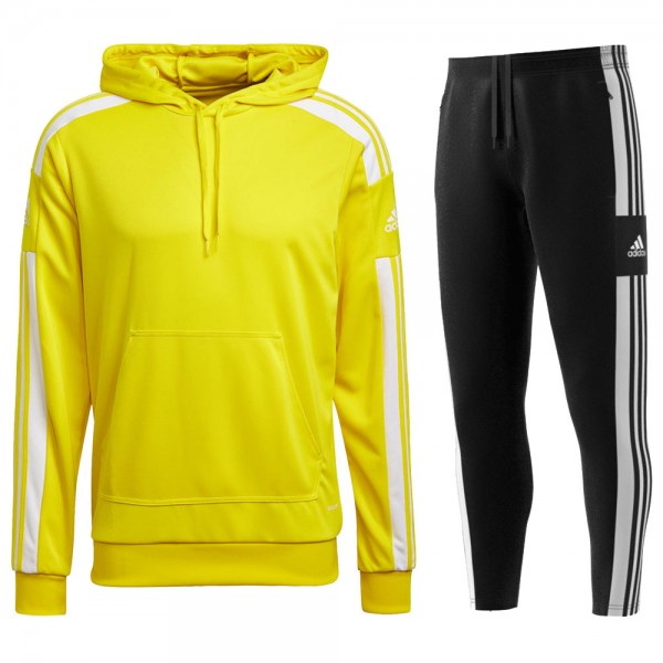 Adidas Fußball Herren Trainingsanzug Squadra 21 gelb schwarz