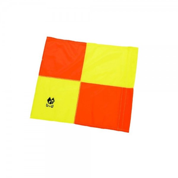 B+D Football Soccer Linesmans Flag Replacement Flag Worldline II Yellow Red