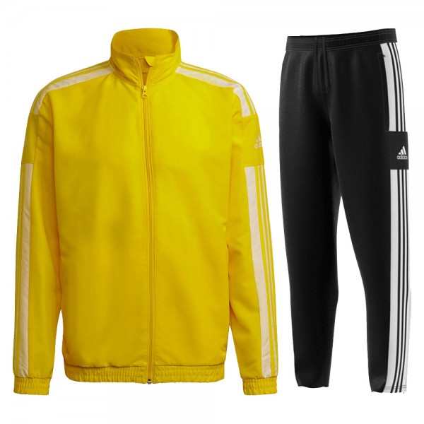 Adidas Squadra 21 Präsentationsanzug Kinder gelb schwarz