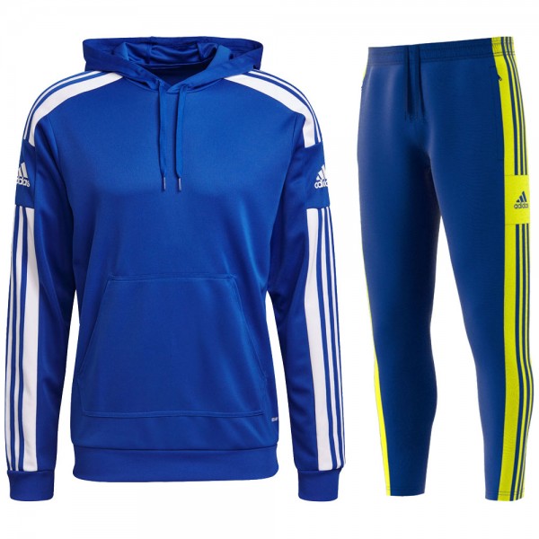 Adidas Fußball Herren Trainingsanzug Squadra 21 blau blau