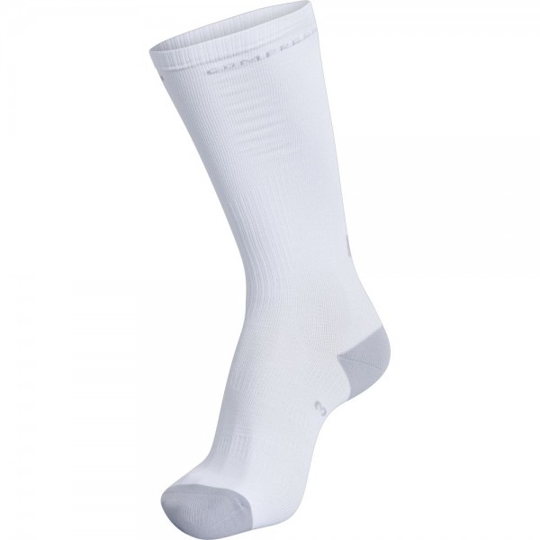 Hummel Elite Compression Socken Herren weiß grau