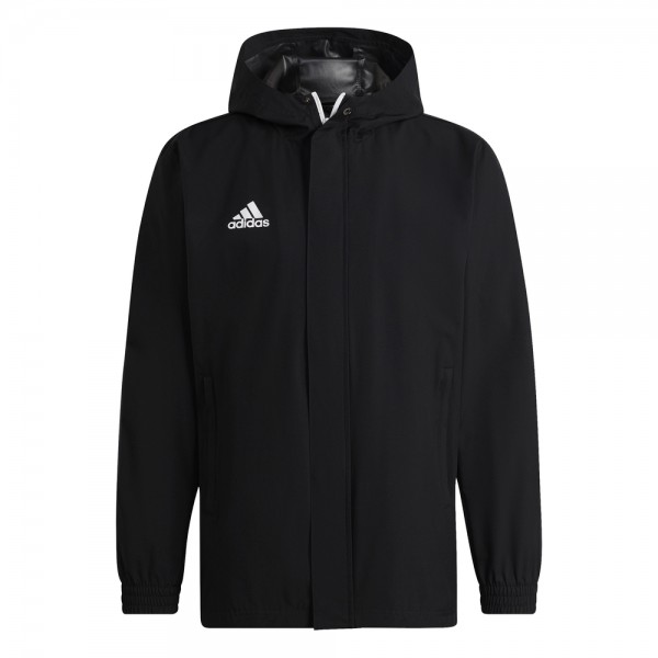 Adidas Football Entrada 22 Kids Sport Outdoor All-Weather Full Zip Hooded Jacket