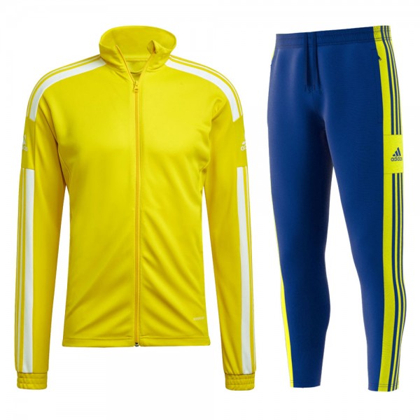 Adidas Polyesteranzug Squadra 21 Herren gelb/weiß blau