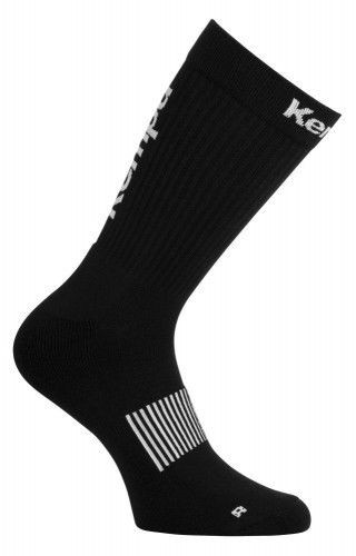 Kempa Logo Classic Sports Casual Mens Childrens Socks Black White