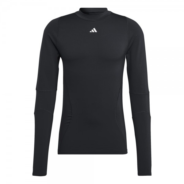 Adidas Football Soccer Techfit COLD.RDY Mens Sports Long Sleeve Top Black