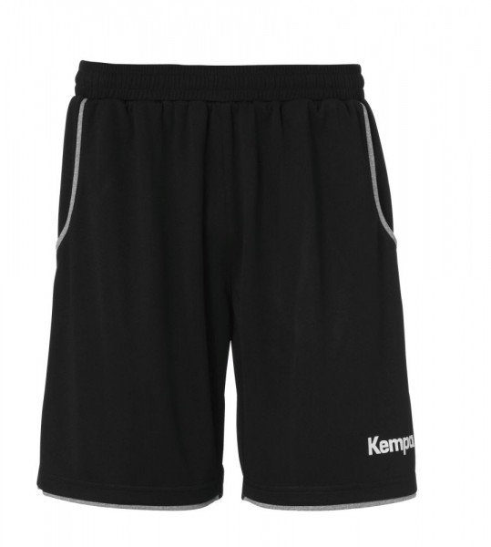 Kempa Handball Mens Kids Childrens Referee Shorts with Pockets Black
