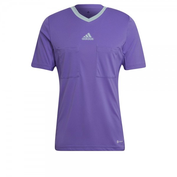 Adidas Football Soccer Mens Referee 22 Short Sleeve SS Jersey Shirt Violet