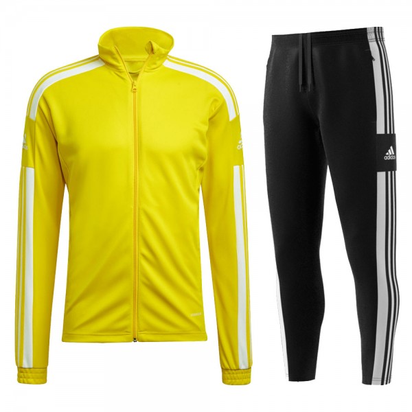 Adidas Polyesteranzug Squadra 21 Herren gelb/weiß schwarz