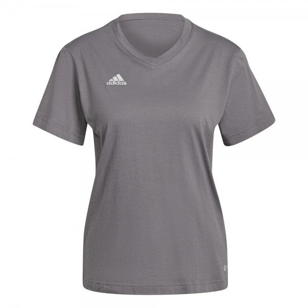 Adidas Entrada 22 T-Shirt Damen grau weiß