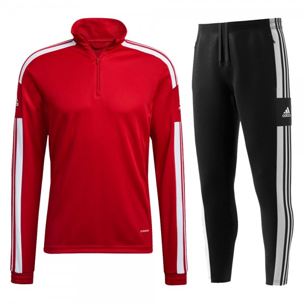 Adidas Squadra 21 Trainingsanzug Kinder rot schwarz