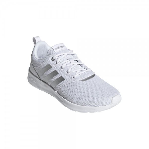 Adidas Womens Ladies QT Racer 2.0 Casual Textile Sports Shoes Trainers White