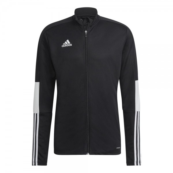 Adidas Football Soccer Tiro Essentials Mens Full Zip Tracksuit Top Jacket Black