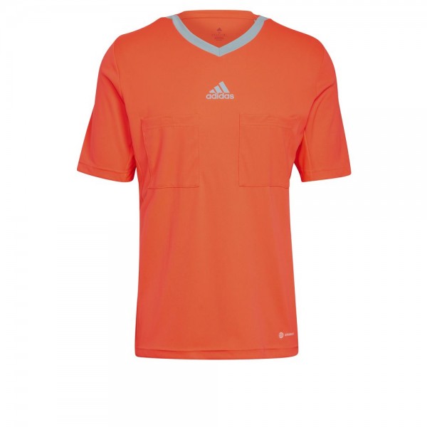 Adidas Football Soccer Mens Referee 22 Short Sleeve SS Jersey Shirt Solar Red