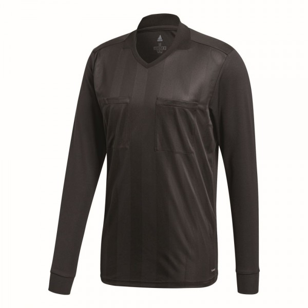Adidas Mens Referee 18 Sports Football Soccer Long Sleeve Jersey Shirt Top Black