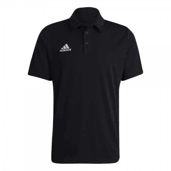 Adidas Football Soccer Entrada 22 Mens Sports Short Sleeve SS Polo Shirt Black