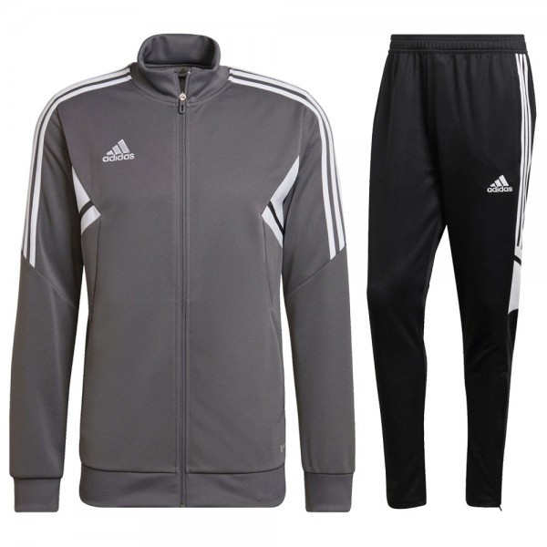 Adidas Condivo 22 Trainingsanzug Herren grau schwarz