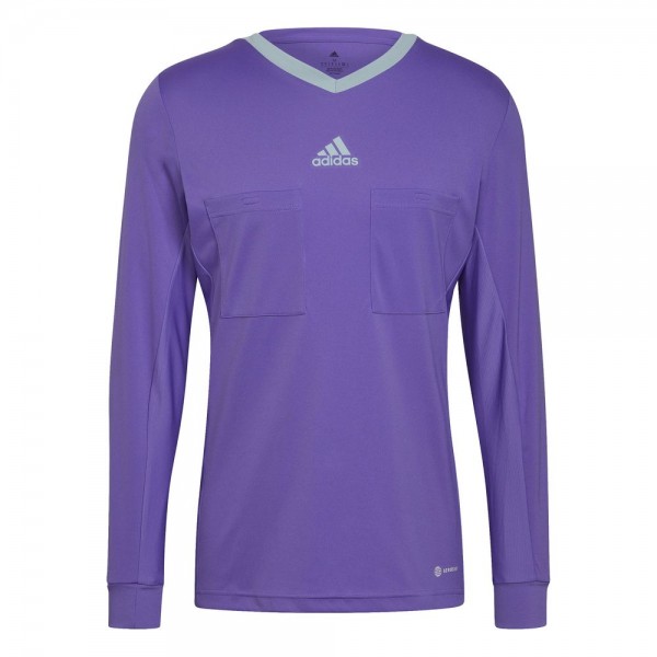 Adidas Football Soccer Mens Referee 22 Long Sleeve Jersey Shirt Ref22 Violet