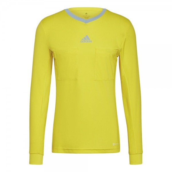 Adidas Football Soccer Mens Referee 22 Long Sleeve Jersey Shirt Ref22 Yellow