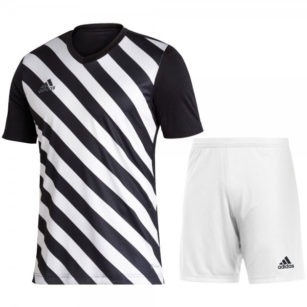 Adidas Entrada 22 Trikotset Herren schwarz weiß