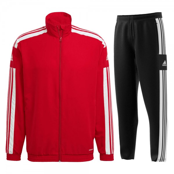 Adidas Squadra 21 Präsentationsanzug Herren rot schwarz