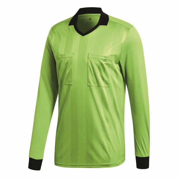 Adidas Mens Referee 18 Sports Football Soccer Long Sleeve Jersey Shirt Top Green