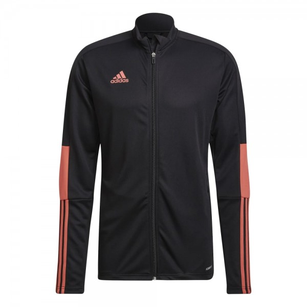 Adidas Tiro Essentials Jacke Herren schwarz orange