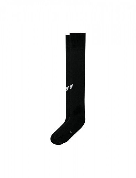 Erima Fußball Stutzenstrumpf mit Logo Socken Erwachsene Kinder schwarz weiß
